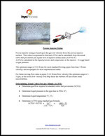 sizing porous metal injectors and spargers for gas liquid diffusion